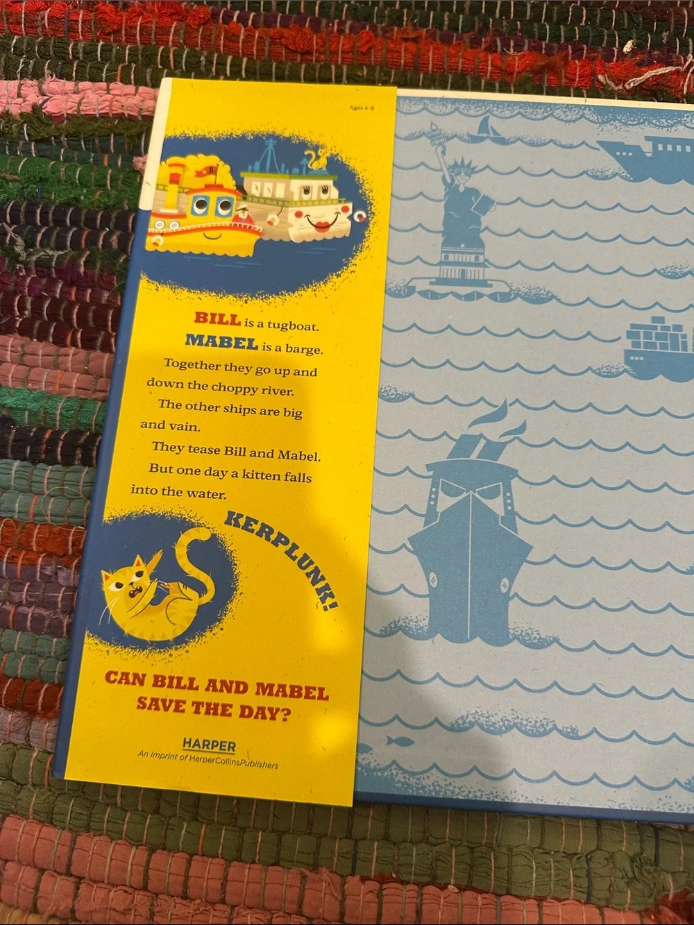 Tugboat Bill and the River Rescue HC book